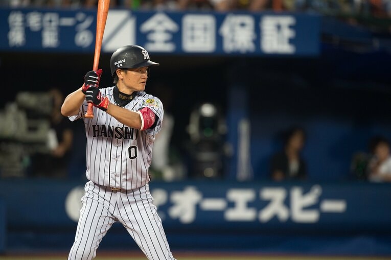 阪神時代の大和（2015年）©Nanae Suzuki 