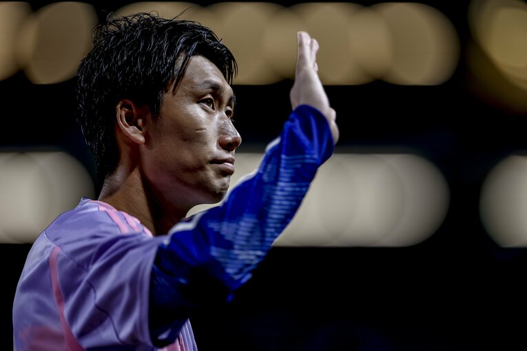 ペルー戦後の鎌田大地　©Kiichi Matsumoto