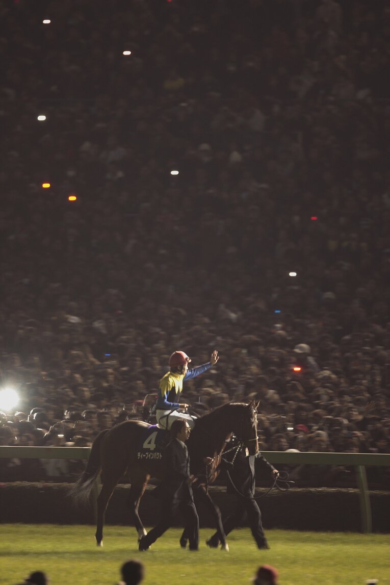 有馬記念当日に中山競馬場で行われた引退式　©Takuya Sugiyama