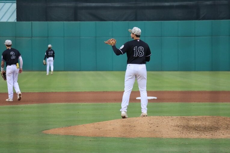 パドレス傘下のマイナーで実戦経験を積んでいる21歳のバルザー・ブライアン　©Yuki Yamada