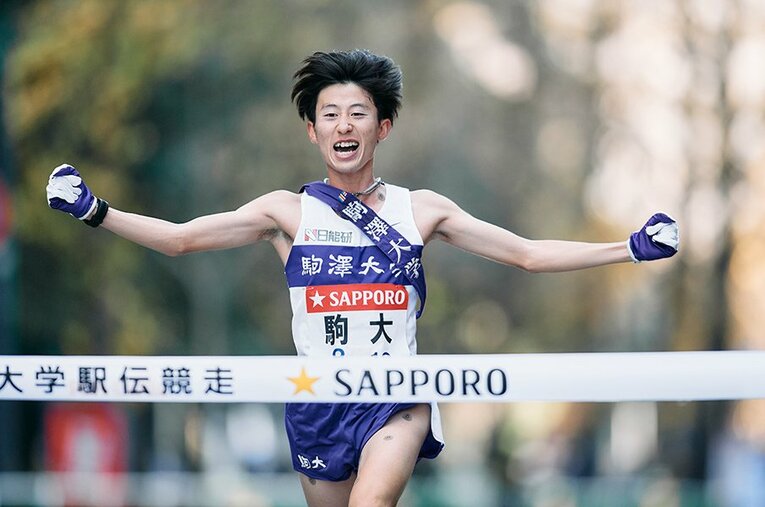 駒大・石川拓慎 ／ photograph by Yuki Suenaga