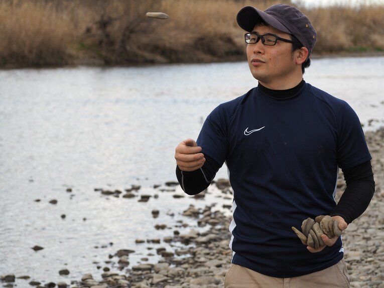 野球部時代に捕手を務めたのも納得の風貌の橋本さん　photograph by Yu Saito