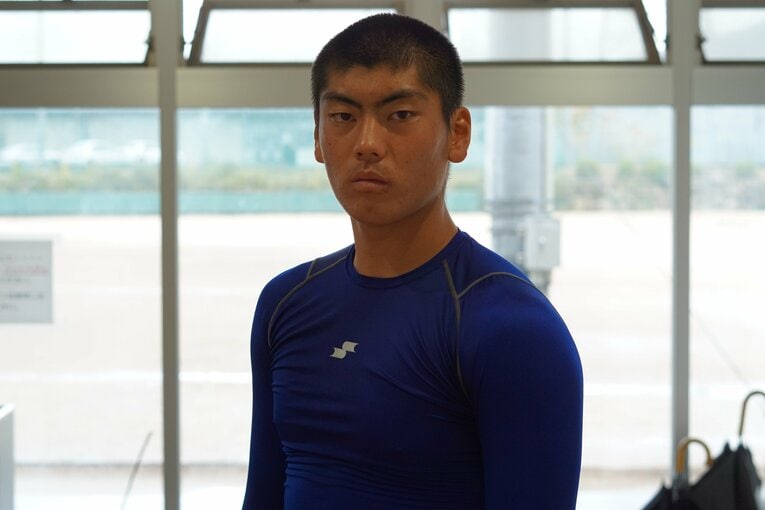 下関国際「左のエース」だった古賀康誠。2022年ドラフト育成ドラフト2位で楽天に入団した©Kei Nakamura