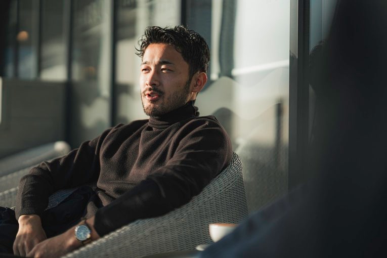 インタビューに応じてくれた菅原