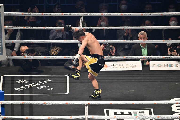 2022年12月13日／ポール・バトラー戦（WBA・WBC・IBF・WBO世界バンタム級王座統一戦）©Naoya Sanuki