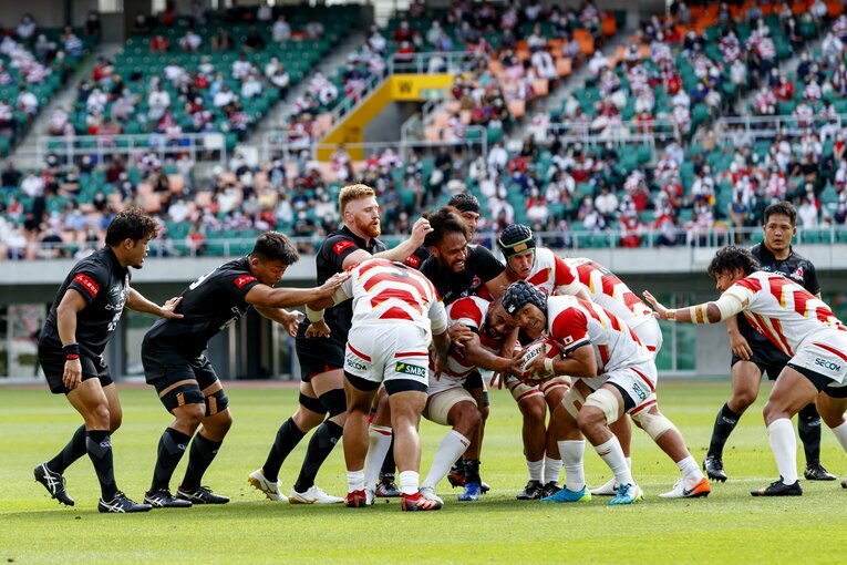 日本代表vsサンウルブズ（2021年）©︎Kiichi Matsumoto