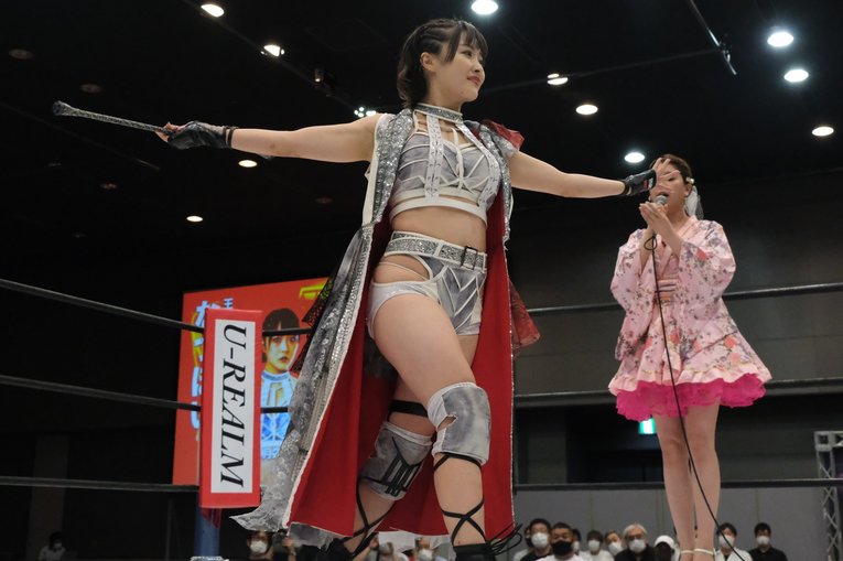 8月29日のスターライト・キッド戦　©Norihiro Hashimoto