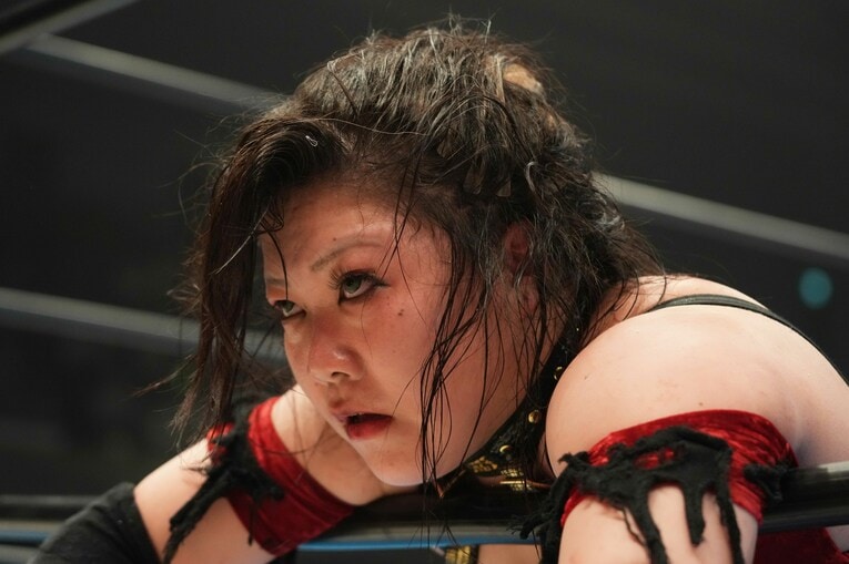 試合後の鈴季すず　©Essei Hara