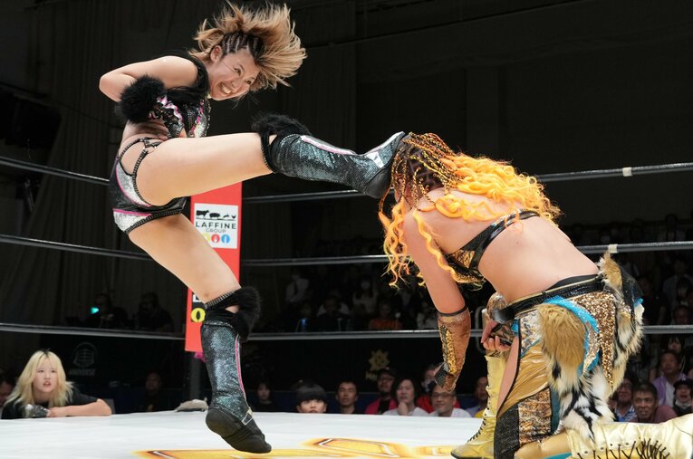 8月19日、ジュリアとの国内ラストマッチで躍動した桜井麻衣 ／ photograph by Essei Hara