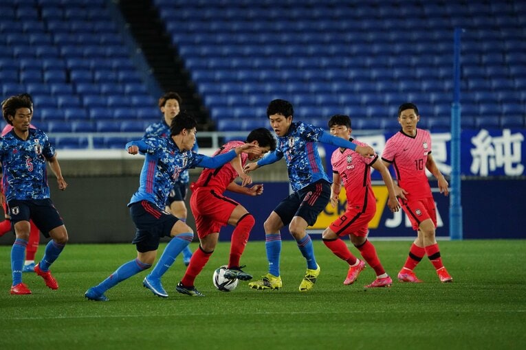 2021年日韓戦　©︎JMPA