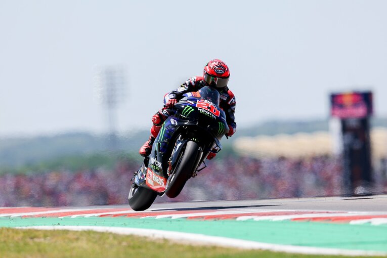 アメリカズGPでのヤマハとクアルタラロの走り　©Satoshi Endo