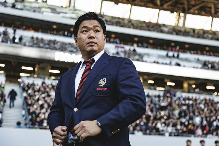 早大・大田尾竜彦監督　©︎Kiichi Matsumoto