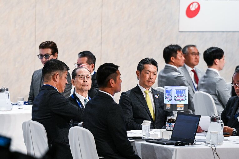 小久保監督、王会長らソフトバンク陣営のテーブル　©Nanae Suzuki