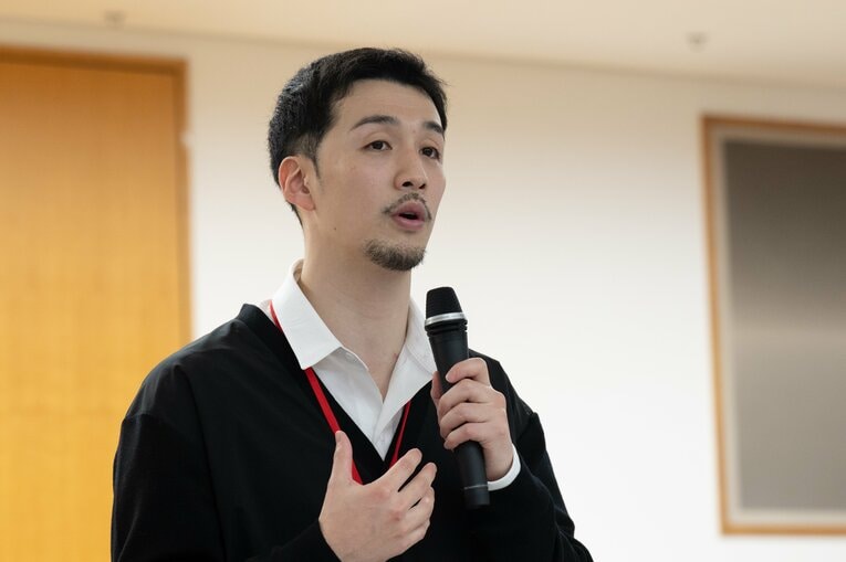選手会の思いと取り組みをしっかりと言葉で伝えた田渡選手
