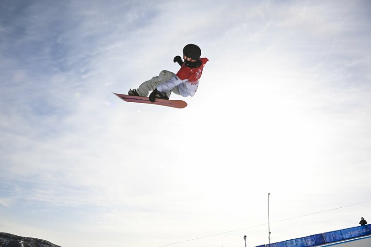 2022年北京五輪で金メダルを獲得した平野歩夢　©Asami Enomoto/JMPA