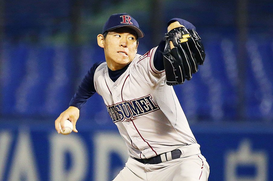 あいさつ代わりには衝撃が強すぎる。巨人1位・桜井俊貴の18奪三振ショー。<Number Web> photograph by Kyodo News