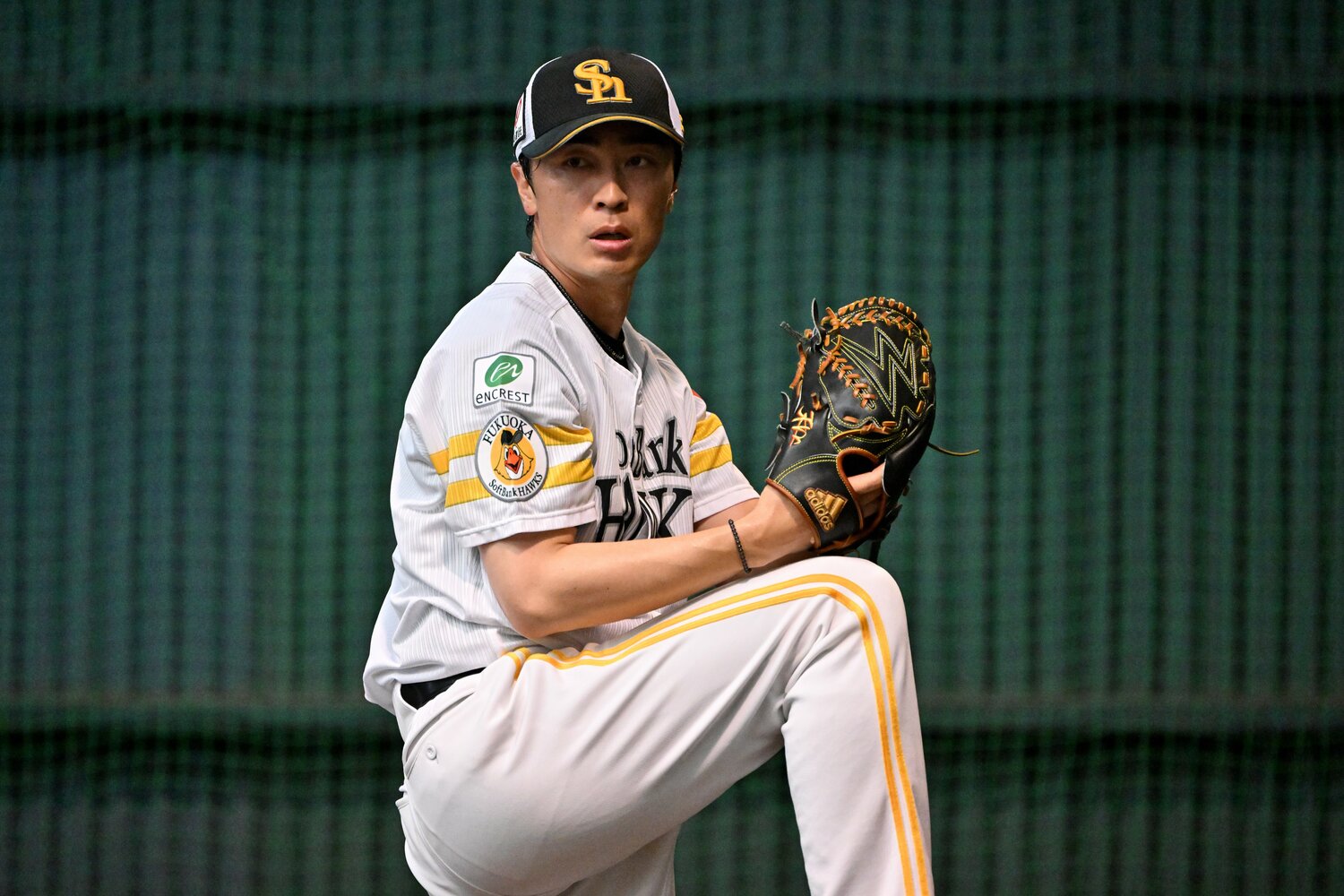 43歳のソフトバンク・和田は５月６日に今季1勝目を挙げ、自身の持つ球団最年長勝利記録を更新した　©Hideki Sugiyama