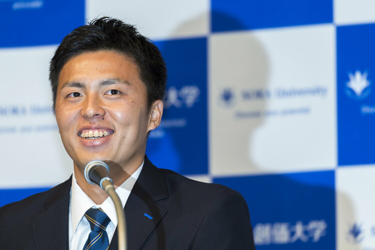 　2016年ドラフト会議でソフトバンクが交渉権を獲得。競合した5球団には日本ハムも含まれていた ©Takuya Sugiyama