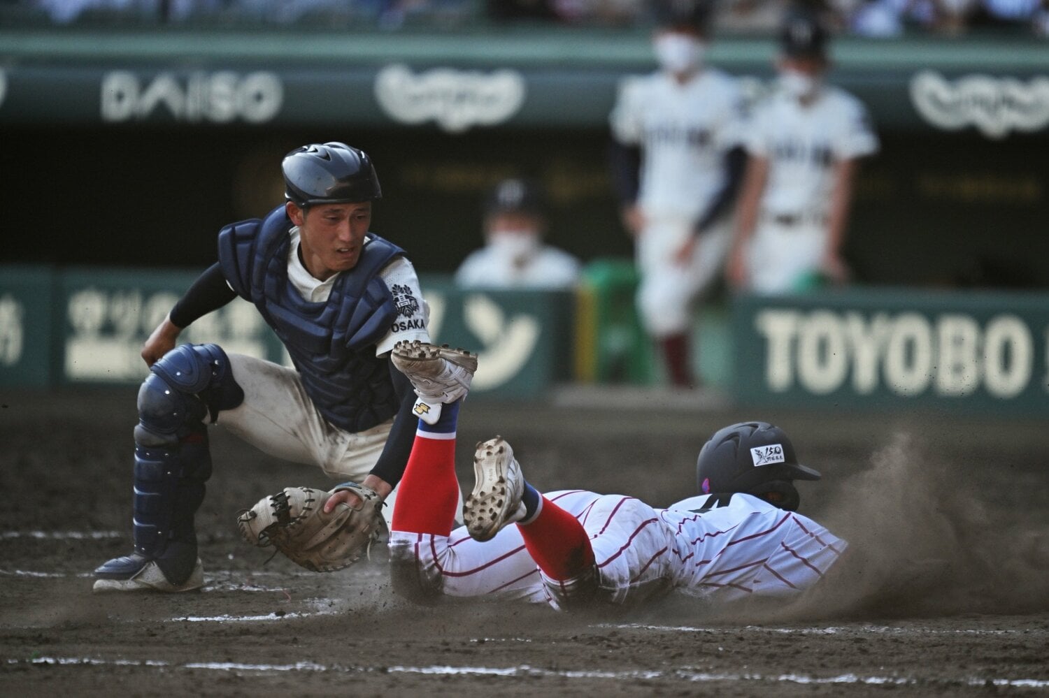 大阪桐蔭が9回、逆転を許した瞬間　©Hideki Sugiyama