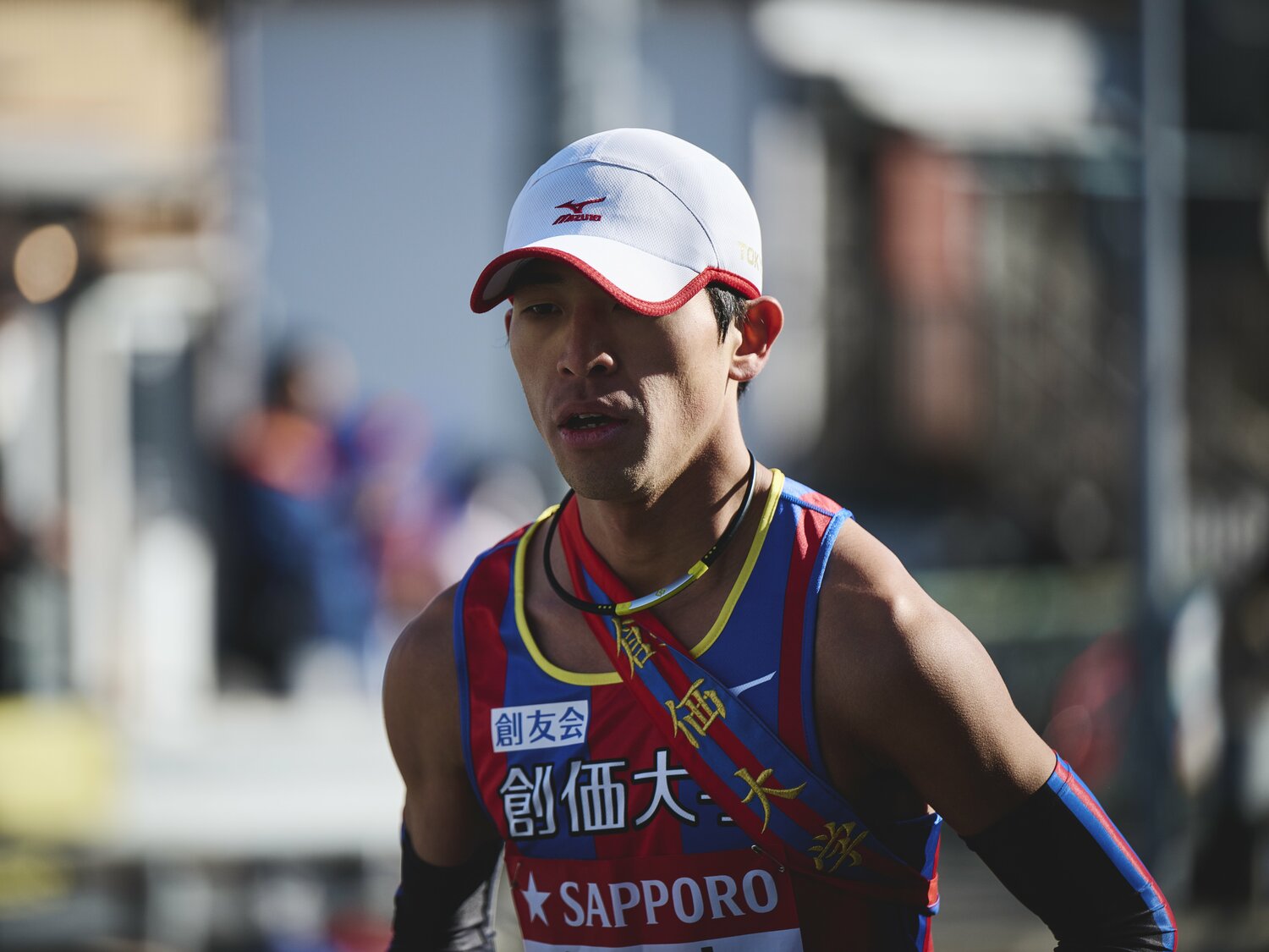 今年の箱根駅伝で4区区間賞を獲得した創価大4年の嶋津 ©Yuki Suenaga