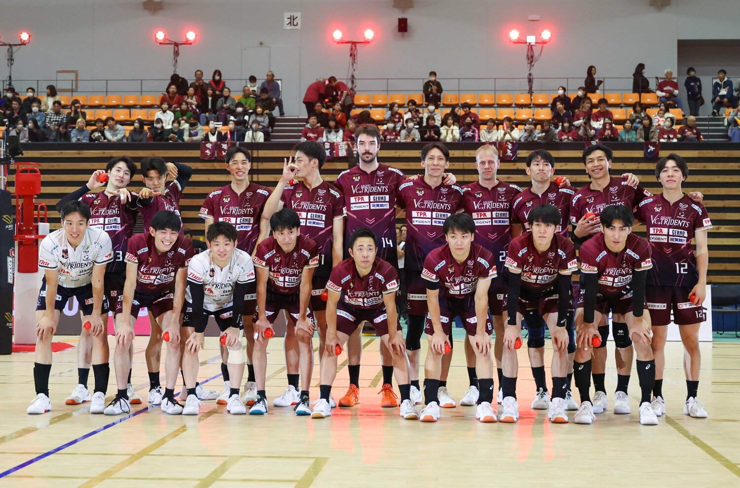 的確な補強と若手の成長が融合したチームづくりで上位進出を狙うVC長野トライデンツ　©︎SV.LEAGUE