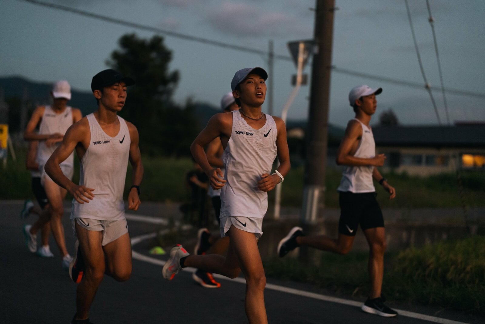 スピードも持ち味の西村（中央） photograph by NIKE