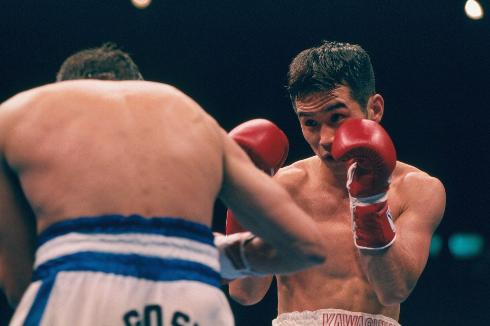 1994年8月 WBC世界スーパーフライ級タイトルマッチ 川島郭志×カルロス・サラサール戦 ©BUNGEISHUNJU