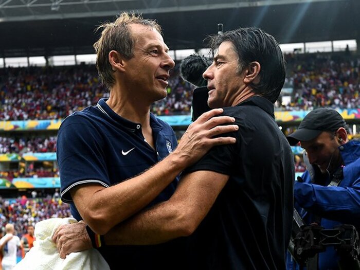 レーブ＆クリンスマンの「師弟対決」。ドイツ、アメリカが揃ってG組突破。＜Number Web＞ photograph by Getty Images