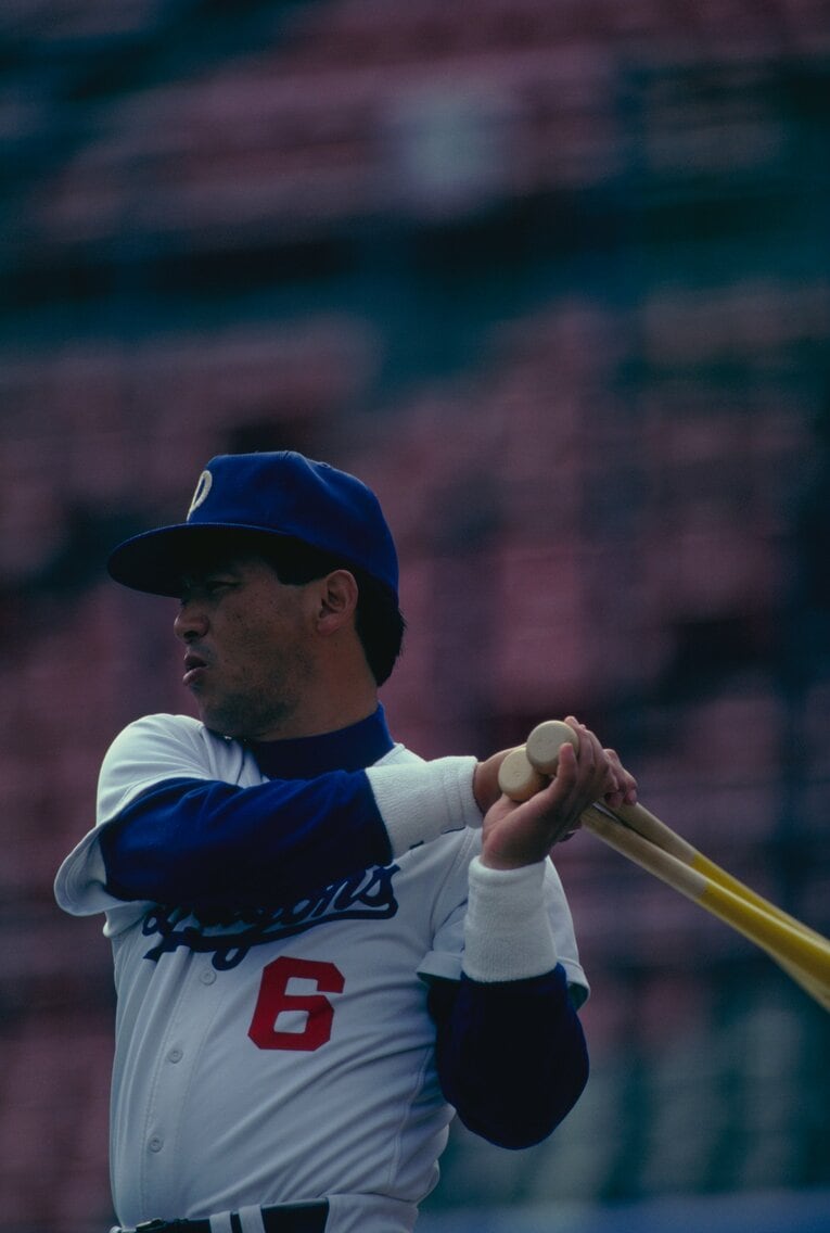 中日時代の落合博満（1987年～1993年まで在籍）　©BUNGEISHUNJU