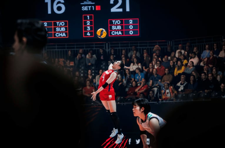 石川真佑　©︎FIVB