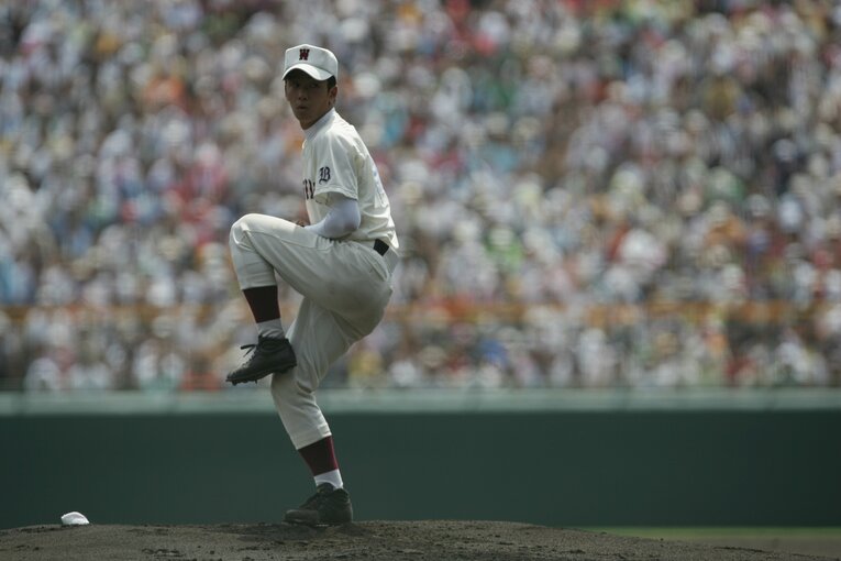 早実・斎藤佑樹／2006年夏の甲子園　©︎Hideki Sugiyama