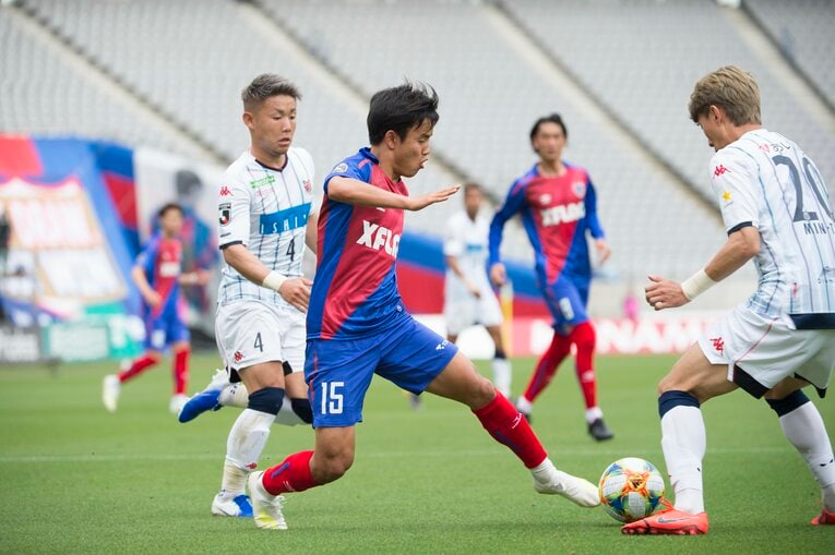 2019年、FC東京時代の久保建英（当時17歳） ©Miki Fukano
