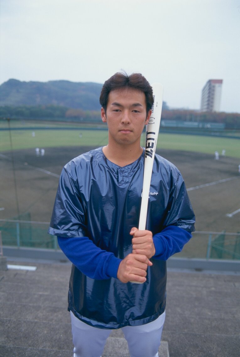 ルーキー時代の松中信彦（1996年）　©︎Keiji Ishikawa