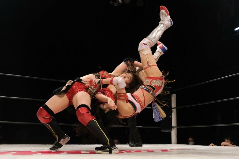 関口翔とともに臨んだタッグ王座防衛戦（9月25日）　©Norihiro Hashimoto