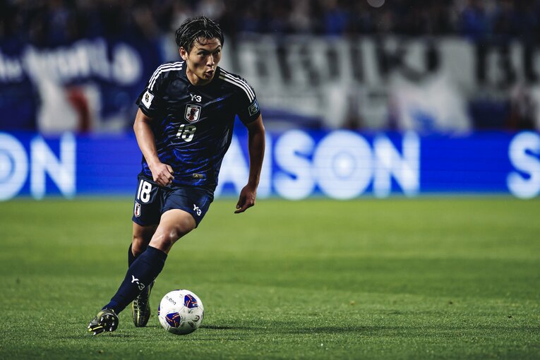 初戦の課題を消化して2戦目では連携の取れた動きを見せた町野　©Kiichi Matsumoto