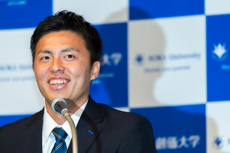 　2016年ドラフト会議でソフトバンクが交渉権を獲得。競合した5球団には日本ハムも含まれていた ©Takuya Sugiyama