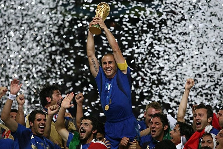 ドイツW杯を制したアッズーリ©JMPA