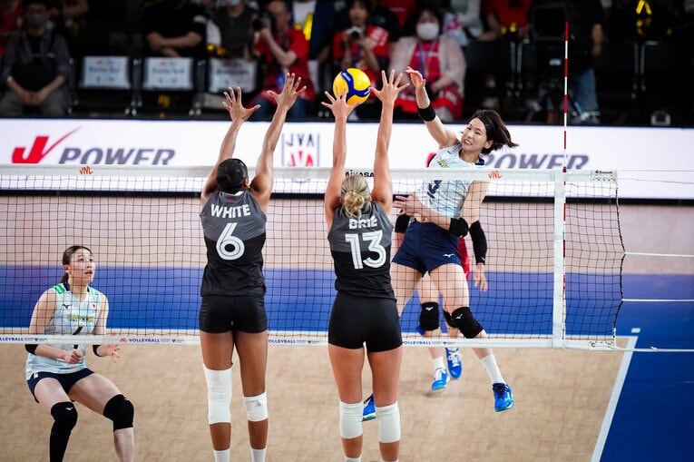 古賀紗理那（VNLカナダ戦）©︎Volleyball World
