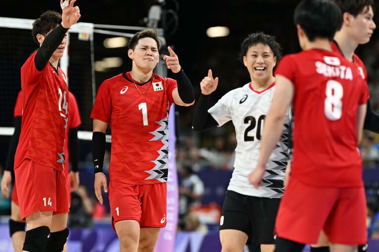 西田有志（パリ五輪 ドイツ戦）©︎Naoya Sanuki/JMPA