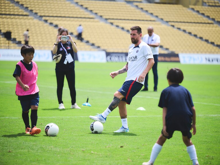 18日、キッズサッカークリニック　©Yuki Suenaga