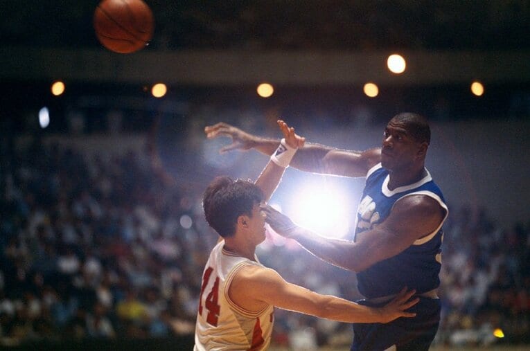 マジック・ジョンソン ／ photograph by Kazuaki Nishiyama