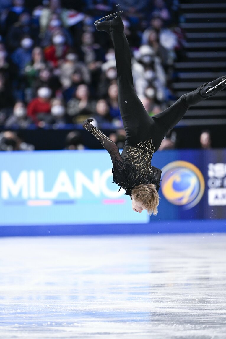 GPファイナルで圧巻の優勝を果たしたイリア・マリニン　©Asami Enomoto