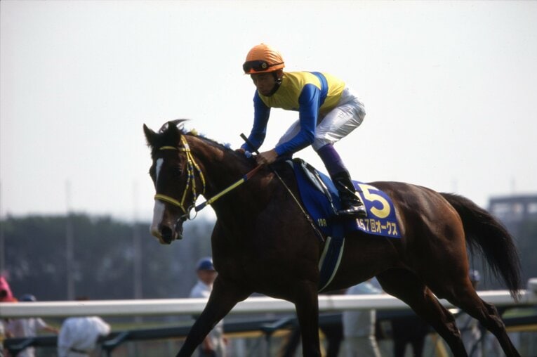 1996年オークス、エアグルーヴ　©Keiji Ishikawa