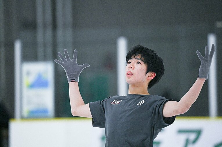 21日、練習を公開した佐藤。次戦には11月上旬の東日本選手権が予定されている ／ photograph by Asami Enomoto