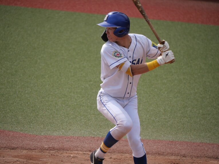 故障が懸念された城西大・松川玲央だが、ヤクルトから2位指名を受けた　©︎PPAB-lab.