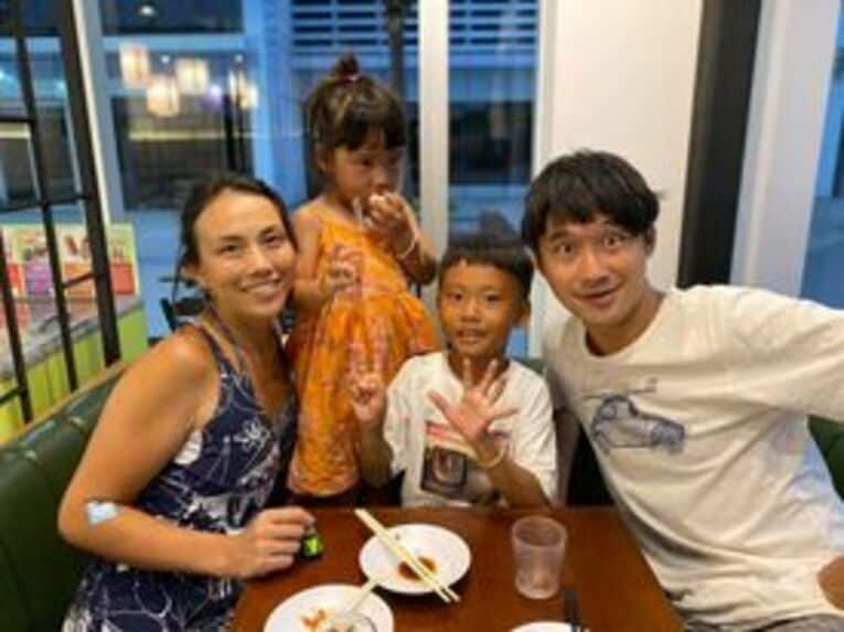 藤井一家の写真©Yuko Fujii