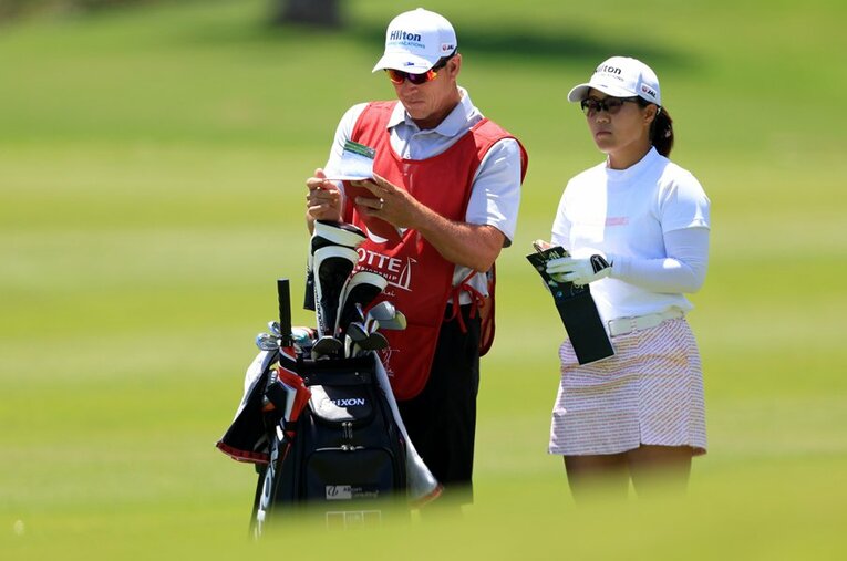 メジャー前哨戦となったロッテ選手権で優勝争いに加わった畑岡奈紗。惜しくも今季初優勝を逃したが、好調を維持して「シェブロン選手権」に臨む ／ photograph by Getty Images