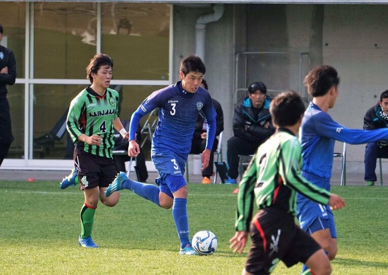 アビスパ福岡U-18時代の濱口功聖（現・ヴェロスクロノス都農）〈写真提供／サポーター大西勝之さん）