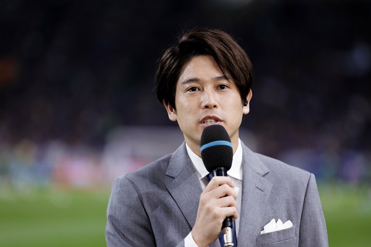 解説の内田篤人氏。なでしこジャパンではコーチを務めることに　©Kiichi Matsumoto