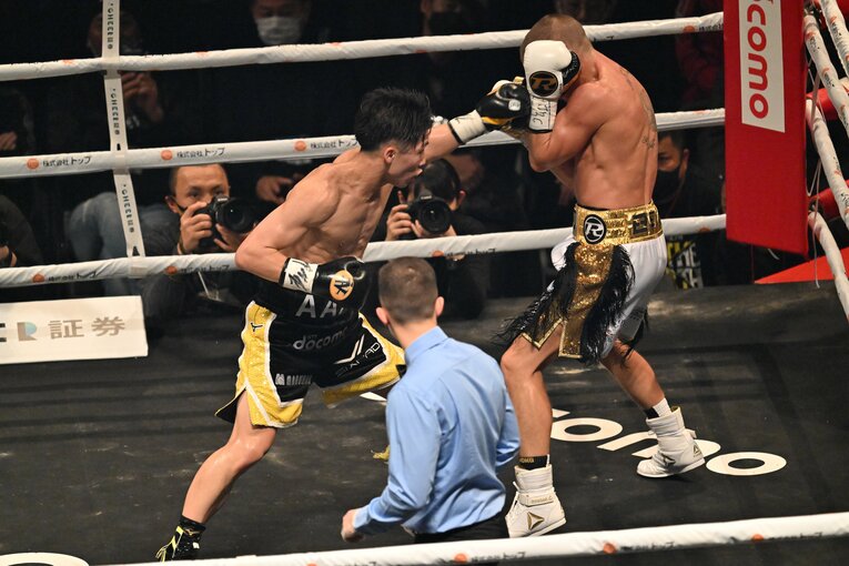 2022年12月13日／ポール・バトラー戦（WBA・WBC・IBF・WBO世界バンタム級王座統一戦）©Naoya Sanuki